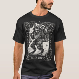 Krampus Tarot-Kartendesign Weihnachtszeit Böser Pa T-Shirt