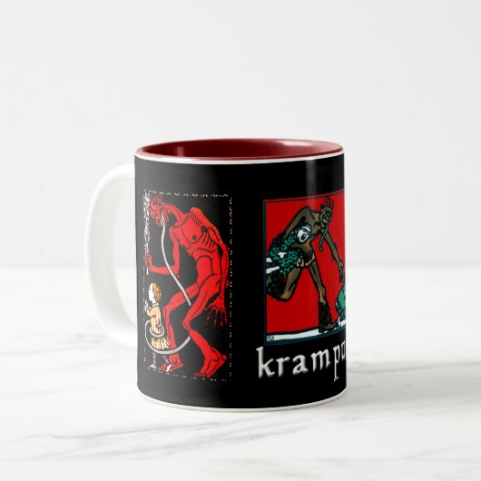 Krampus Tasse (Vorderseite Links)