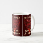 Krampus-Tasse Kaffeetasse (VorderseiteRechts)
