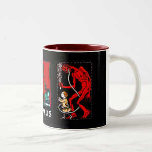 Krampus-Tasse Zweifarbige Tasse