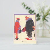 Krampus & Termin Postkarte (Stehend Vorderseite)