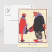 Krampus & Termin Postkarte (Vorne/Hinten)