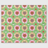 Krampus Überlastung Geschenkpapier (Flach)