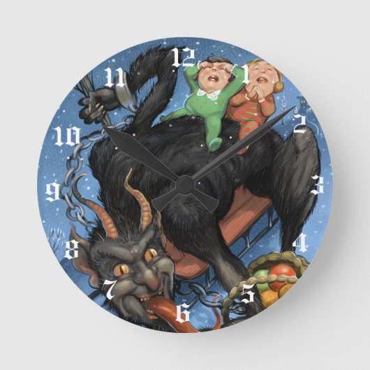 Krampus Uhr (Vorderseite)