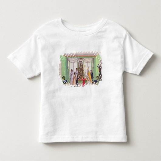 Krampus und Sankt Nikolaus von der Zeitschrift von Kleinkind T-shirt (Vorderseite)