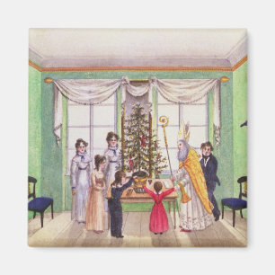 Krampus und Sankt Nikolaus von der Zeitschrift von Magnet