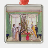 Krampus und Sankt Nikolaus von der Zeitschrift von Silbernes Ornament (Vorne)