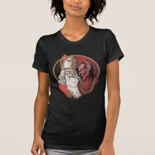 Krampus und Sankt-Weihnachten T-Shirt