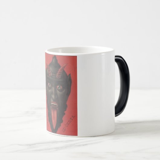 Krampus verwandelnde Tasse (VorderseiteRechts)