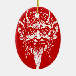 Krampus Verzierung Keramikornament