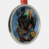Krampus Verzierung Ornament Aus Metall (Rechts)