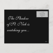 "Krampus" von Danny Daurko, Postcard Feiertagspostkarte (Rückseite)