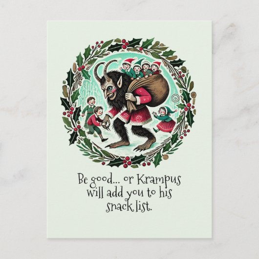 Krampus Weihnachten (Vorderseite)