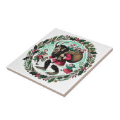 Krampus Weihnachten Fliese (Seite)