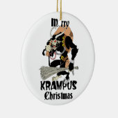Krampus Weihnachten Keramikornament (Rechts)