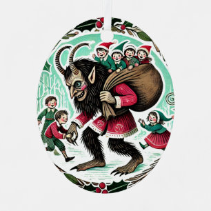 Krampus Weihnachten Ornament Aus Metall