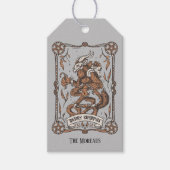 Krampus Weihnachtsfeiertag Geschenkanhänger (Vorderseite)