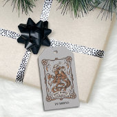 Krampus Weihnachtsfeiertag Geschenkanhänger