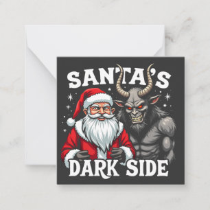Krampus, Weihnachtsmanns dunkle Seite, Christmas E Mitteilungskarte