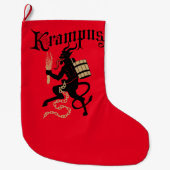 Krampus WeihnachtsStrumpf Großer Weihnachtsstrumpf (Vorderseite)