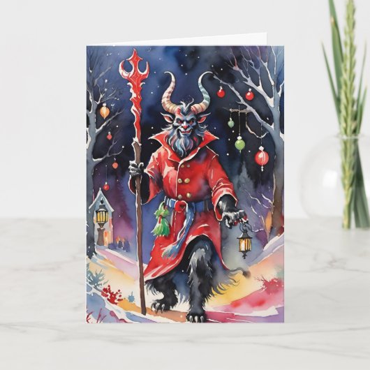 Krampus Winter Solstice Weihnachten (Vorderseite)