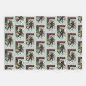 Krampus Wrapping Paper Set 2 Geschenkpapier Set (Vorderseite 2)