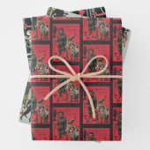 Krampus Wrapping Paper Set 2 Geschenkpapier Set (Beispiel)