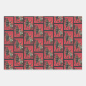 Krampus Wrapping Paper Set 2 Geschenkpapier Set (Vorderseite)