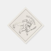 Krampuscocktail Serviette (Ecke)