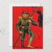 Krampuseinladung Einladung (Vorderseite)