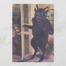 Krampusfamilie Ansammlung