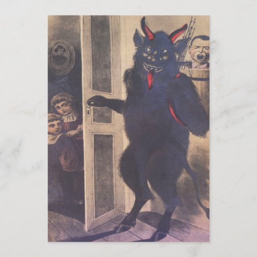 Krampusfamilie Ansammlung (Vorderseite)