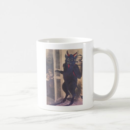 Krampusfamilie Ansammlung Kaffeetasse (Rechts)