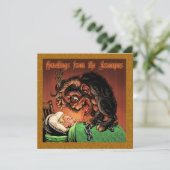 Krampuskarte Karte (Stehend Vorderseite)