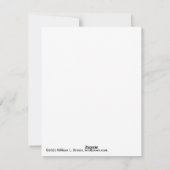 Krampuskarte "Naughty" Feiertagskarte (Rückseite)