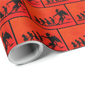 Krampuskunstwerk Geschenkpapier (Rolleneckpunkt)