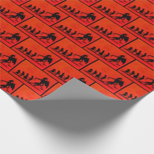 Krampuskunstwerk Geschenkpapier (Ecke)