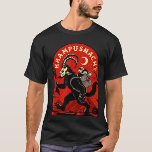 Krampusnacht Froher Krampus Satanisches Weihnachte T-Shirt