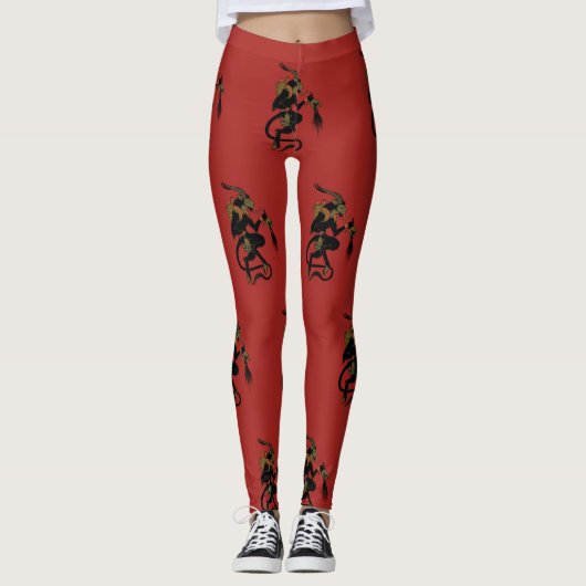 Krampusnacht Leggings (Vorderseite)