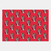 Krampuspapier Geschenkpapier Set (Vorderseite 3)