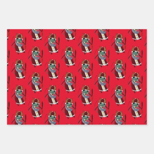 Krampuspapier Geschenkpapier Set (Vorderseite 3)