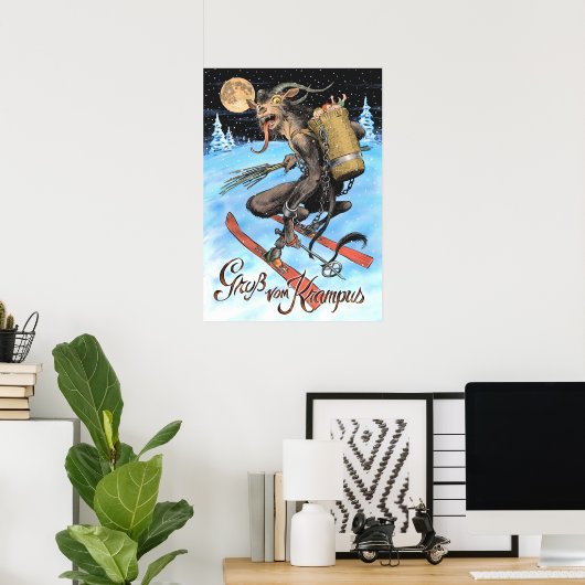 Krampusposter Poster (Heimbüro)