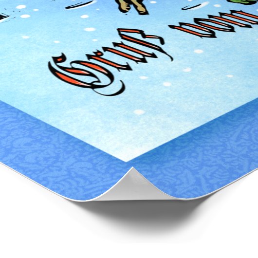 Krampusposter Poster (Ecke)