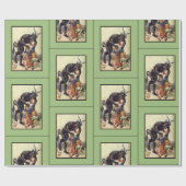Krampusverpackungspapier grün geschenkpapier (Flach)