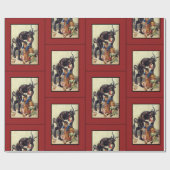 Krampusverpackungspapier rot geschenkpapier (Flach)