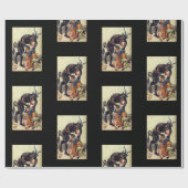 Krampusverpackungspapier schwarz geschenkpapier (Flach)