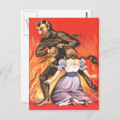 Krampusweibchen Postkarte (Vorne/Hinten)