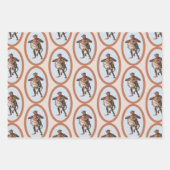 Krampuswrapping Paper Flat Sheet Set 3 Geschenkpapier Set (Vorderseite 2)