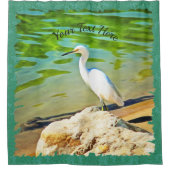 Kran am Mismaloya River 0335 Duschvorhang (Vorderseite)