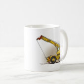 Kran-Baugerät-Kaffee-Tasse Kaffeetasse (VorderseiteRechts)